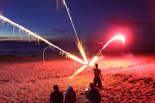 放烟花时的心情说说