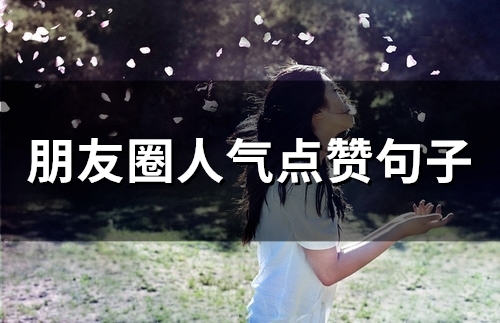 朋友圈人气点赞句子(精选60句)