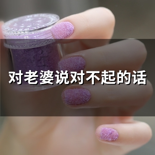 对老婆说对不起的话(精选87句)
