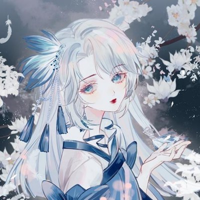 最新版2023唯美女生白衣古风头像(42张)