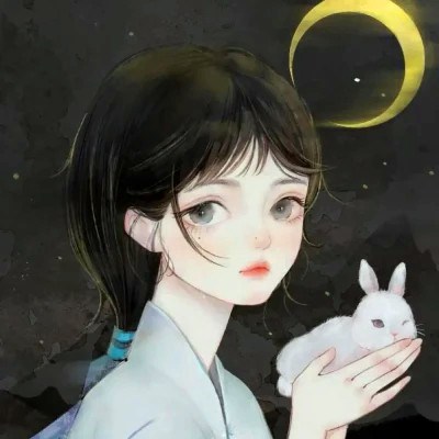 最新版2023唯美女生白衣古风头像(42张)