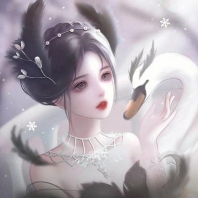 最新版2023唯美女生白衣古风头像(42张)