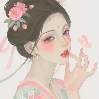 最新版2023唯美女生白衣古风头像(42张)