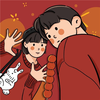 非常甜又恩爱的动漫情头(优选18张)