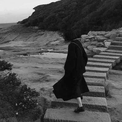 个性qq女生黑白头像(20张)