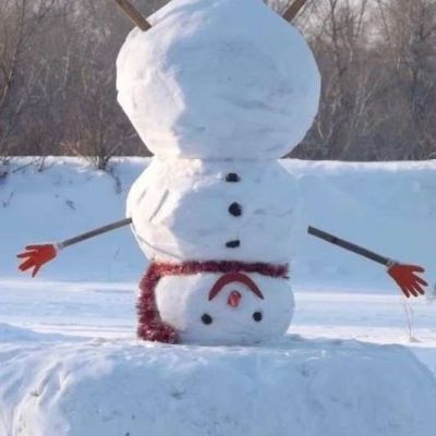 超级萌又很可爱的小雪人的头像大全(20张)