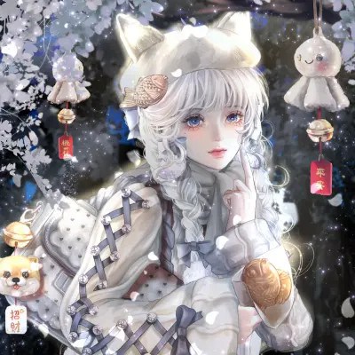 2023意境唯美手绘QQ头像(优选34张)