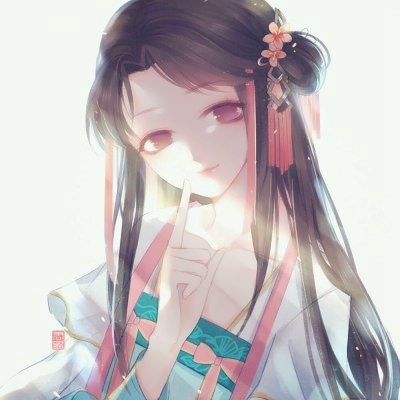 古风头像女意境唯美手绘图片(38张)