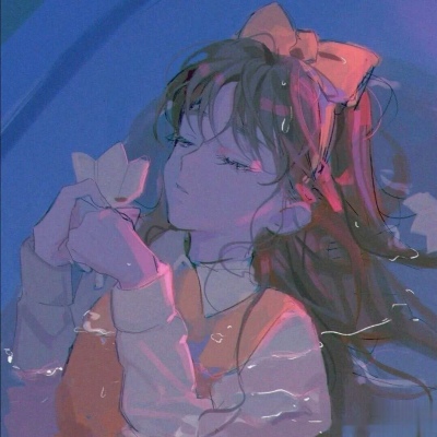 古风头像女意境唯美手绘图片(38张)