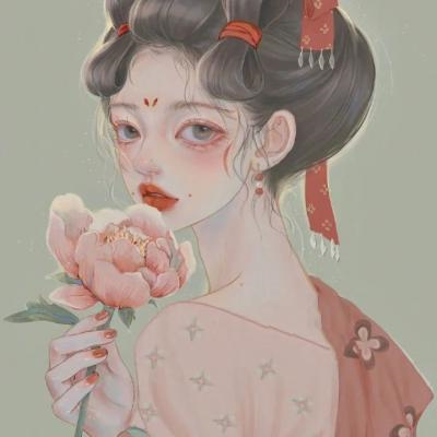 古风头像女意境唯美手绘图片(38张)