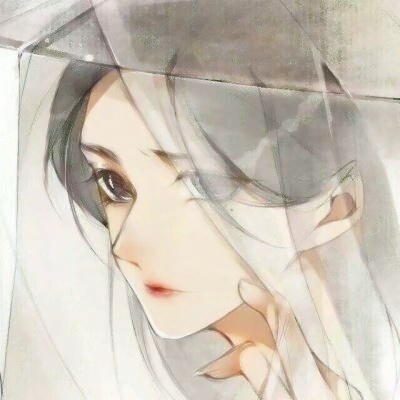 古风头像女意境唯美手绘图片(38张)