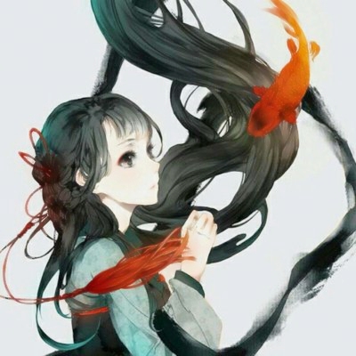 古风头像女意境唯美手绘图片(38张)