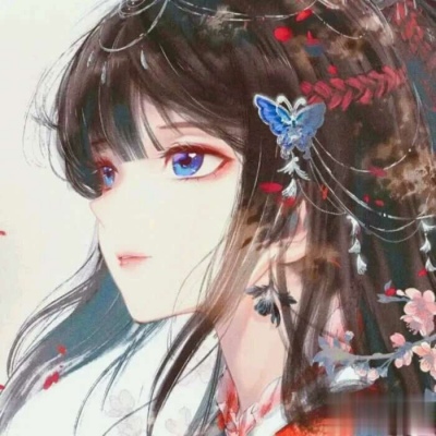 古风头像女意境唯美手绘图片(38张)
