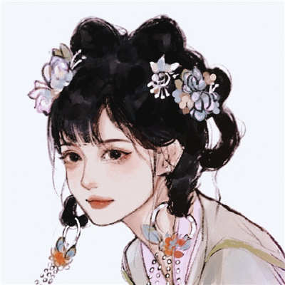 古风头像女意境唯美手绘图片(38张)