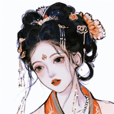 古风头像女意境唯美手绘图片(38张)