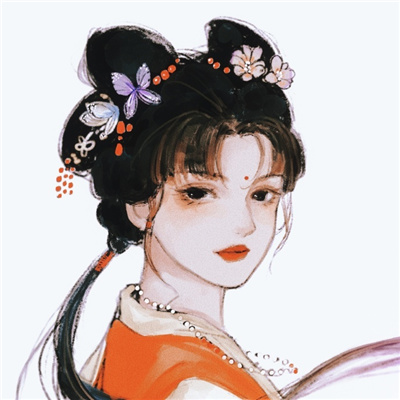 古风头像女意境唯美手绘图片(38张)