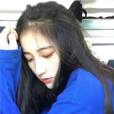 高清蓝色系女生头像(精选16张)
