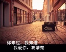 证明很爱一个人的说说