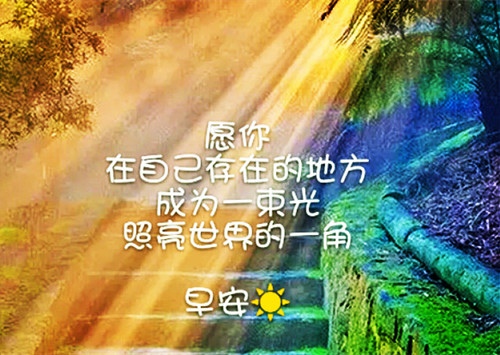 早安心语最适合发朋友圈的短句