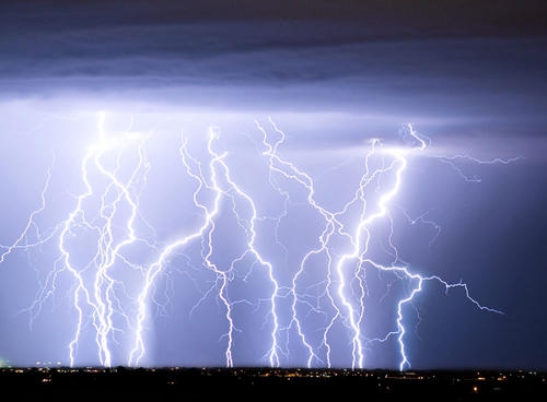 打雷闪电的幽默说说