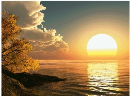 黄昏夕阳的美景的诗句(97句)