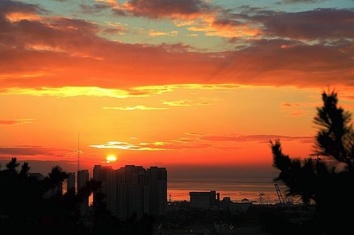 傍晚的夕阳说说唯美句子(56句)
