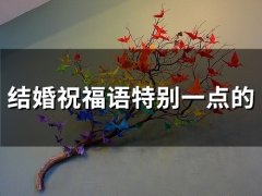 结婚祝福语特别一点的 2022最火结婚祝福语(148句)