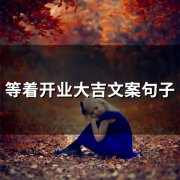 等着开业大吉文案句子(精选120句)