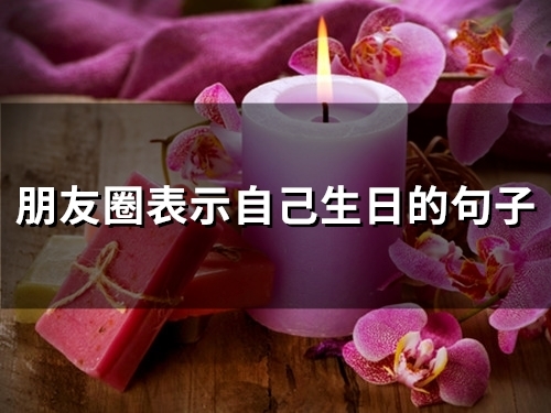 朋友圈表示自己生日的句子(95句)