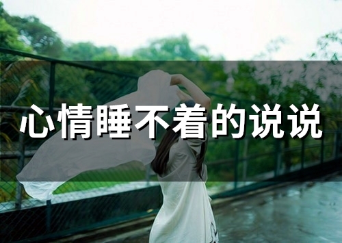 心情睡不着的说说(精选89句)