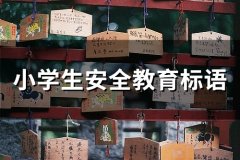 小学生安全教育标语(精选63句)