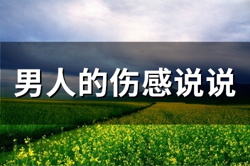 男人的伤感说说(精选61句)