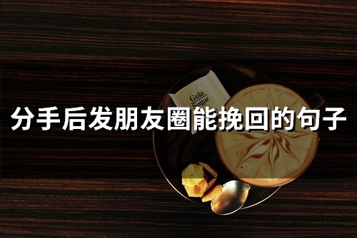 分手后发朋友圈能挽回的句子(精选77句)