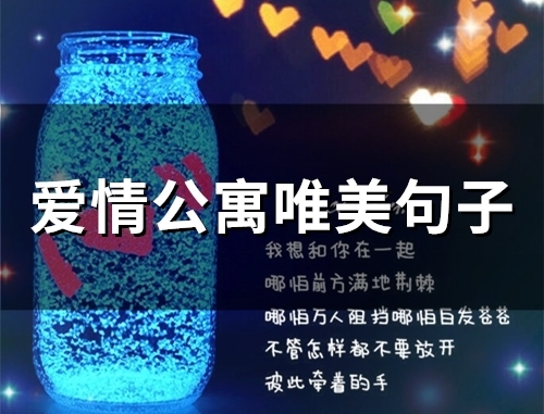 爱情公寓唯美句子(70句) 爱情公寓唯美句子(70句)