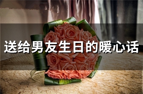 送给男友生日的暖心话(精选84句)