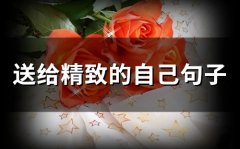 送给精致的自己句子(精选94句)