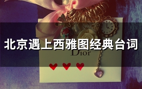 北京遇上西雅图经典台词(52句)
