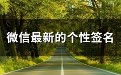微信最新的个性签名(精选61个)
