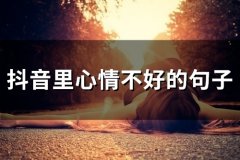 抖音里心情不好的句子(精选73句)