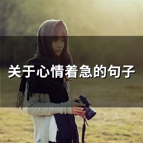 关于心情着急的句子(64句)