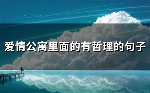 爱情公寓里面的有哲理的句子(33句)