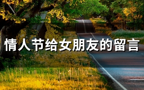 情人节给女朋友的留言(精选66句)