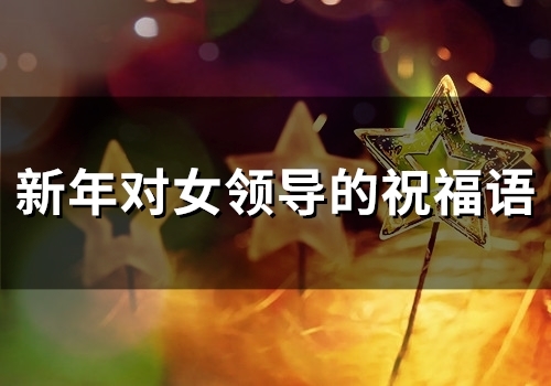 新年对女领导的祝福语(精选65句)