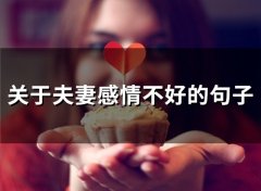 关于夫妻感情不好的句子(76句)