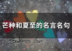 芒种和夏至的名言名句(83个)