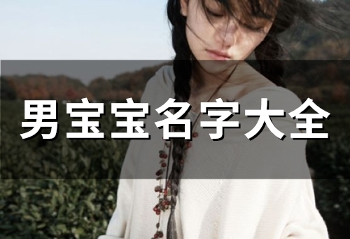 男宝宝名字大全(精选95个)
