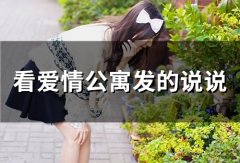看爱情公寓发的说说(52句)