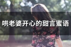 哄老婆开心的甜言蜜语(68句)