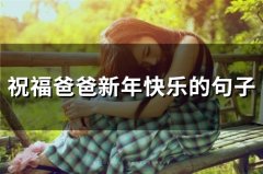 祝福爸爸新年快乐的句子(58句)