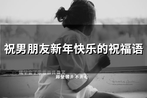 祝男朋友新年快乐的祝福语(37句)
